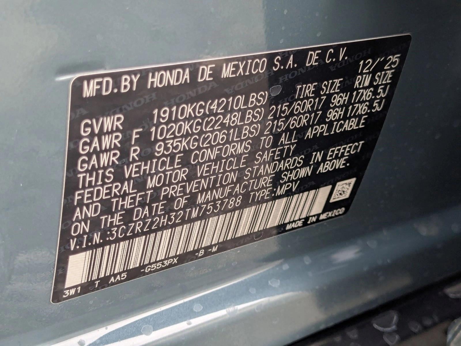 2026 Honda HR-V LX - Photo 17