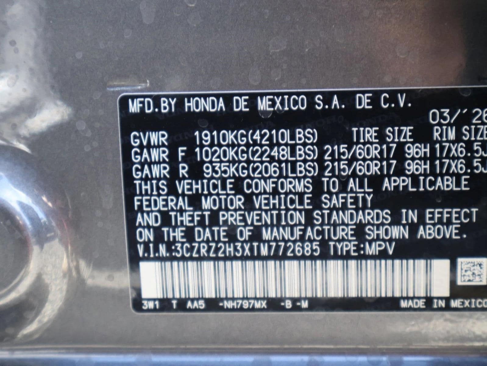 2026 Honda HR-V LX - Photo 29