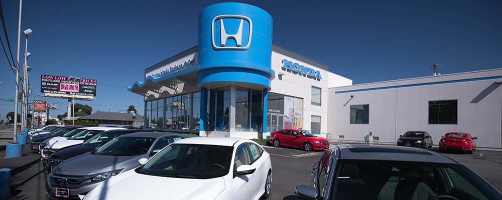 Exterior view of AutoNation Honda Spokane Valley serving Liberty Lake