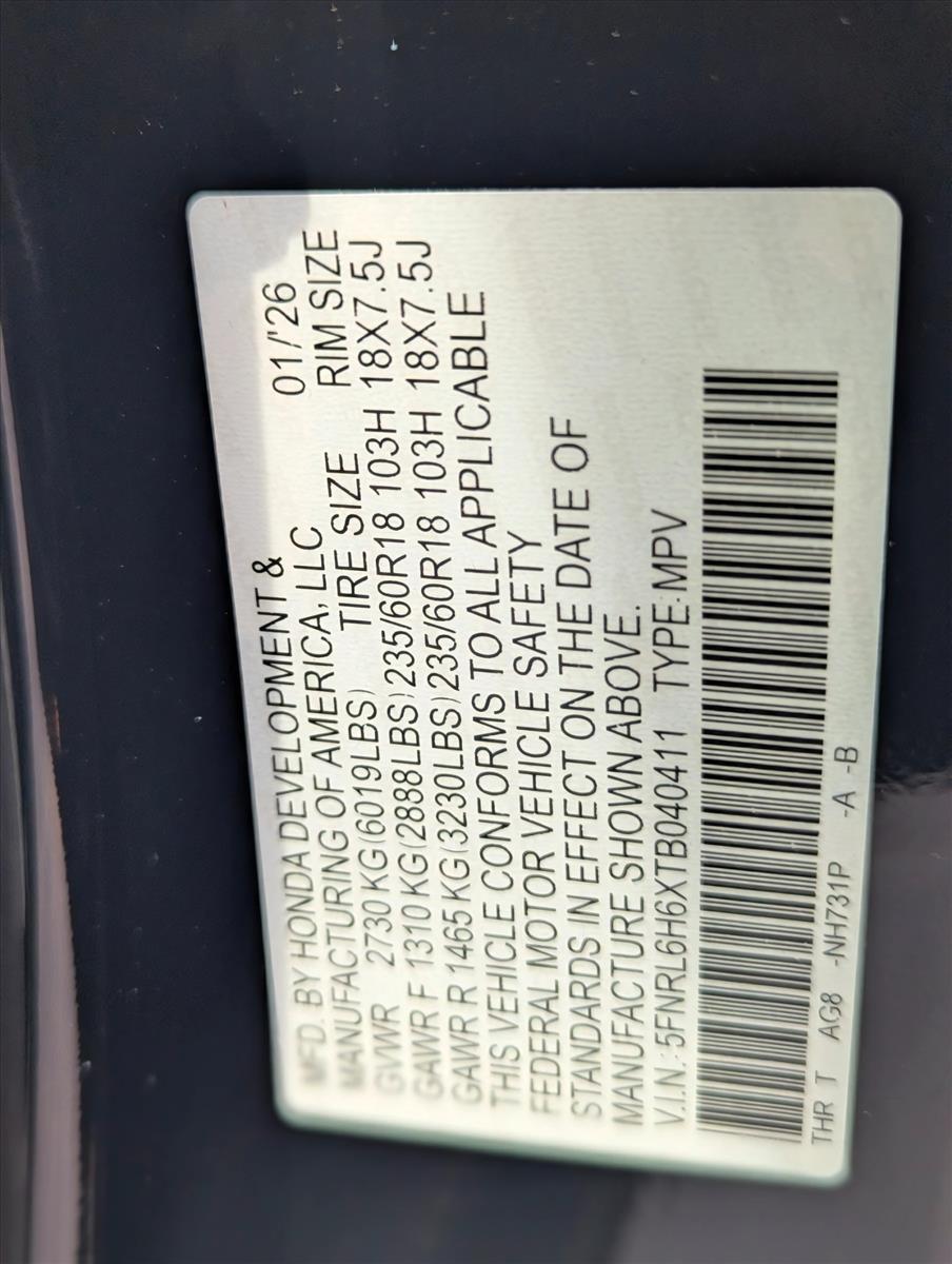 2026 Honda Odyssey EX-L - Photo 21