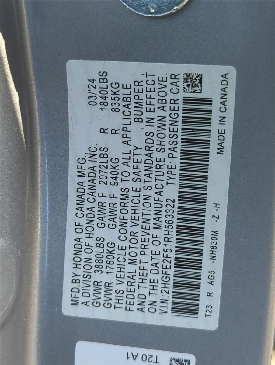 2024 Honda Civic Sport - Photo 29