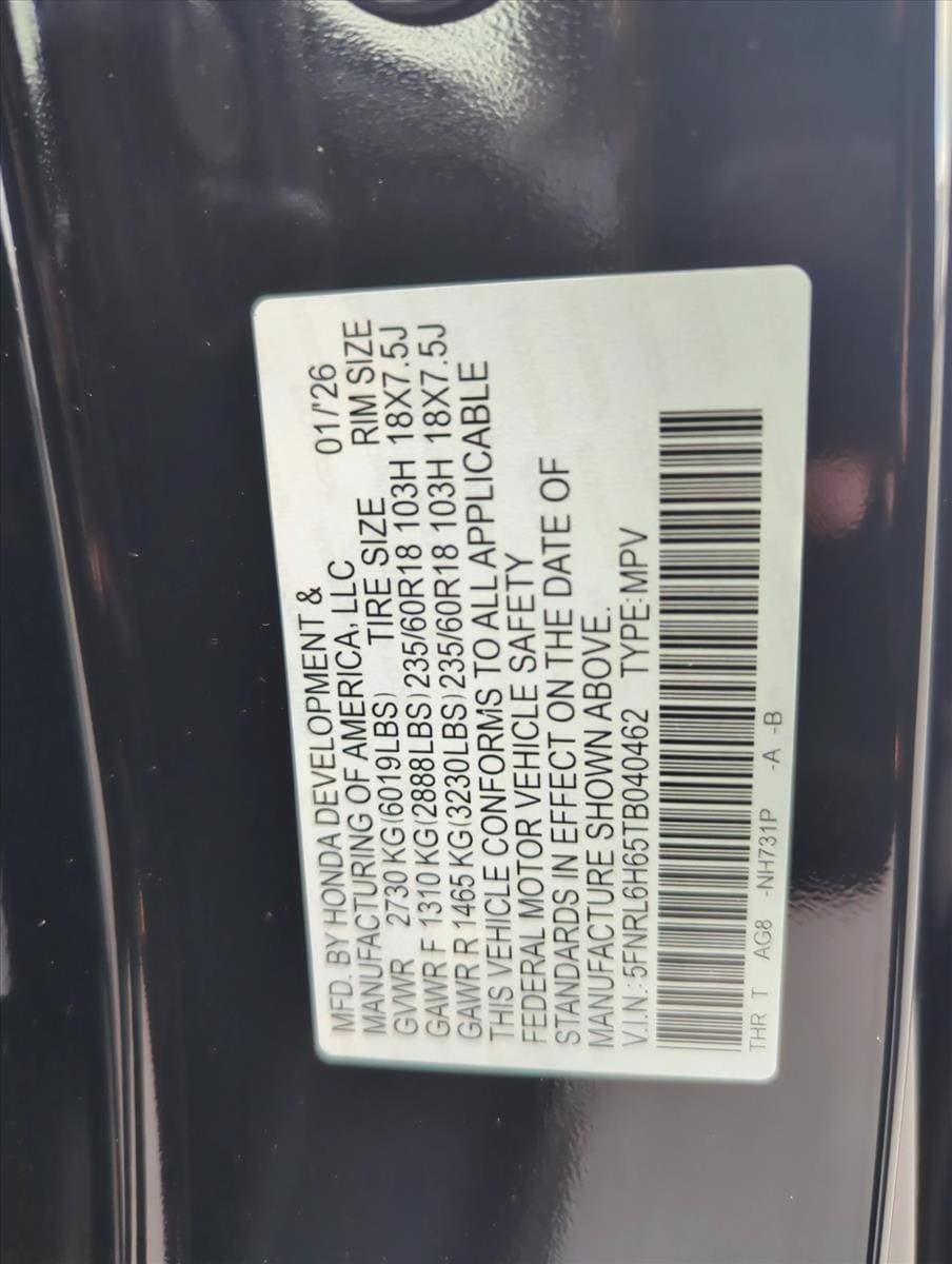 2026 Honda Odyssey EX-L - Photo 21