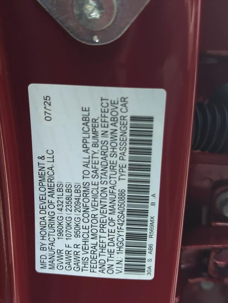 2025 Honda Accord SE - Photo 23