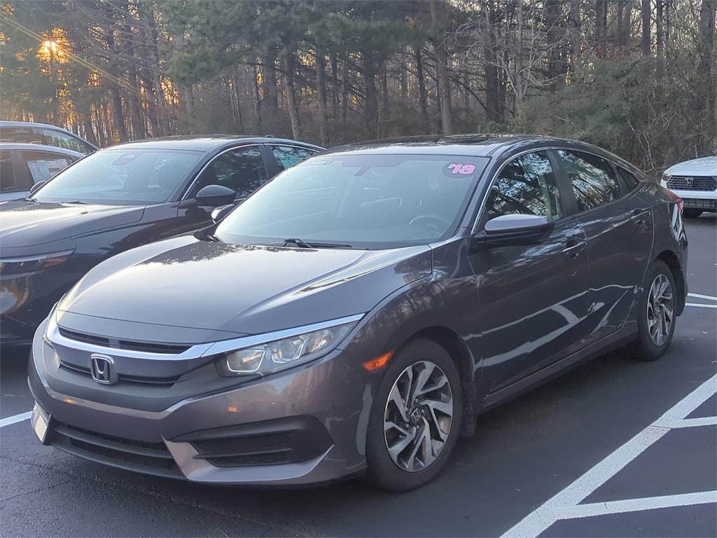 Used 2018 Honda Civic EX Sedan