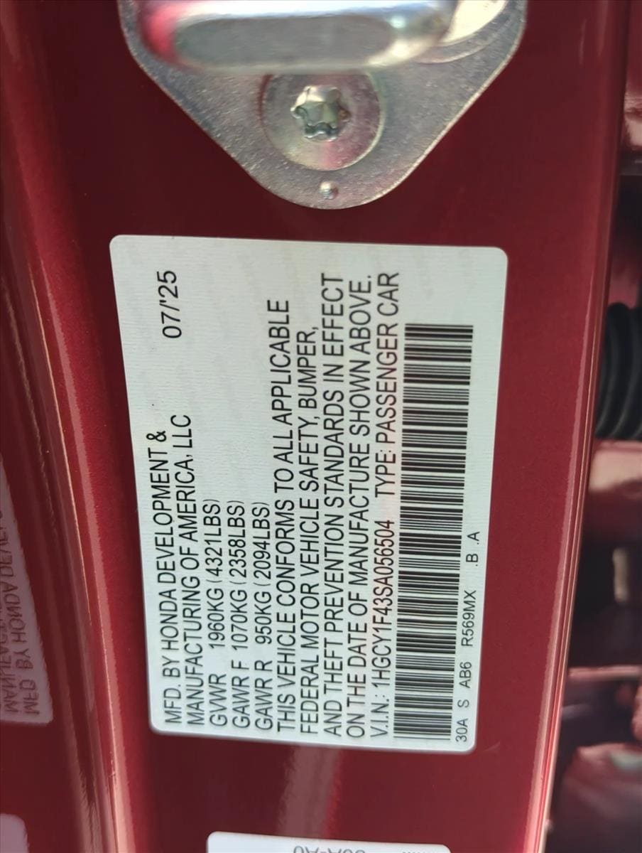 2025 Honda Accord SE - Photo 23