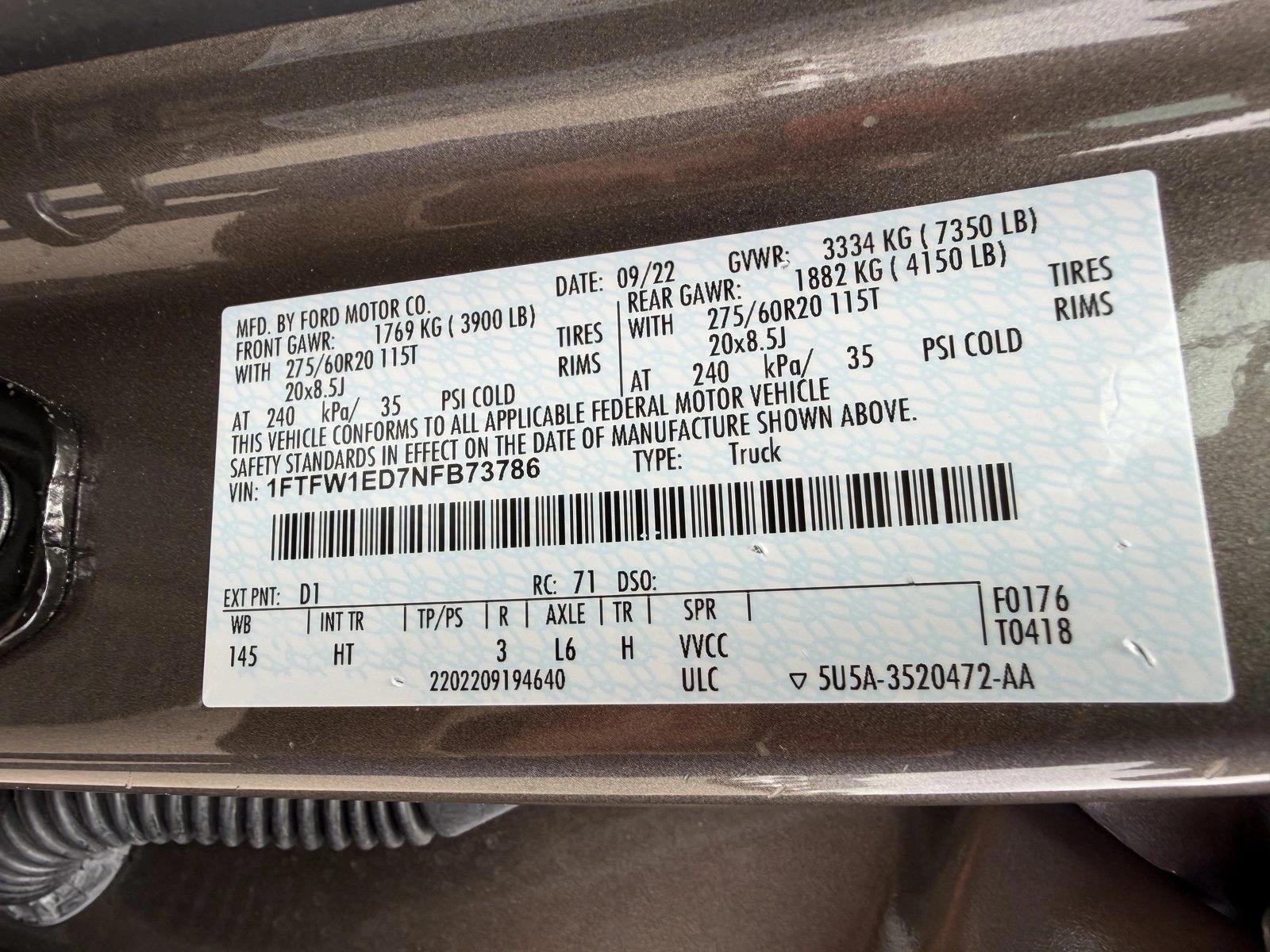 2022 Ford F-150 Lariat - Photo 26