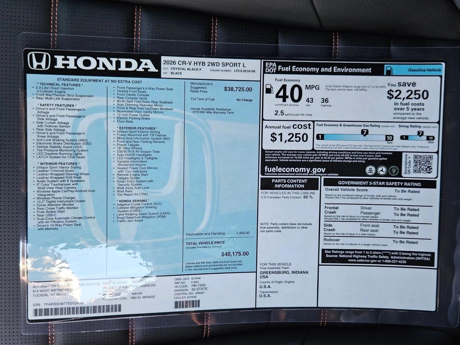 2026 Honda CR-V Sport-L - Photo 21