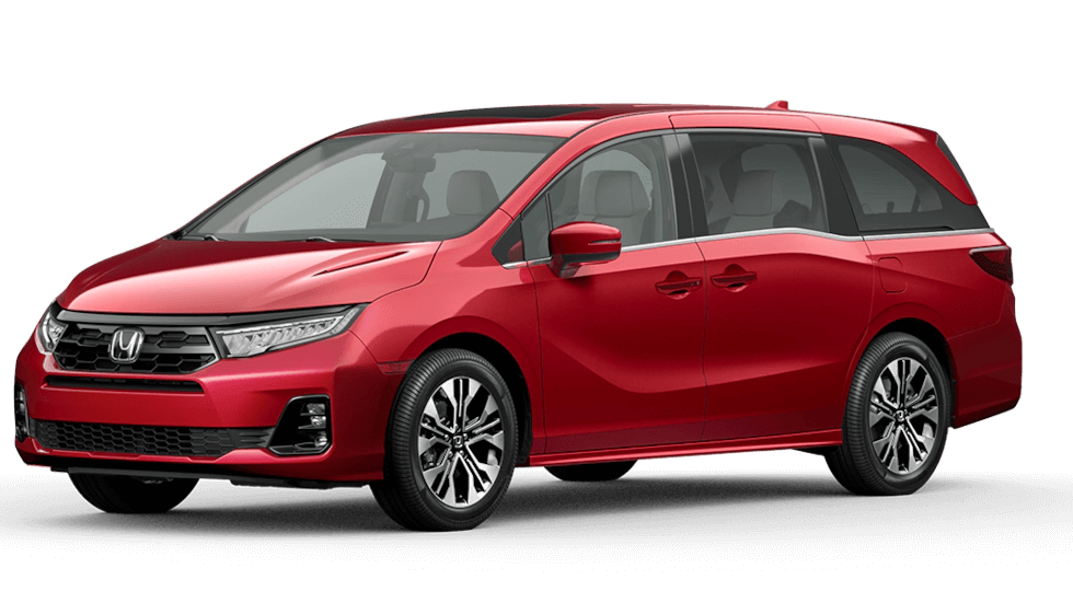 Honda Odyssey in Radiant Red Metallic II