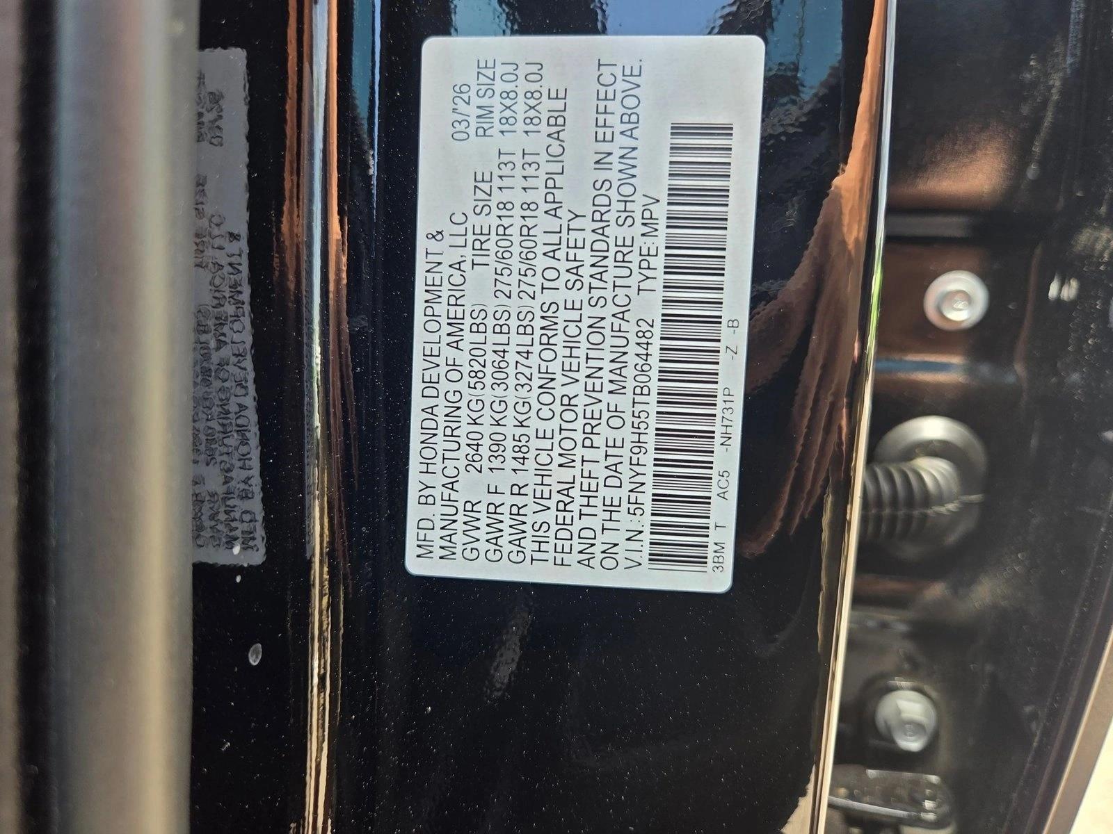 New 2026 Honda Passport For Sale SUV Crystal Black Pearl
