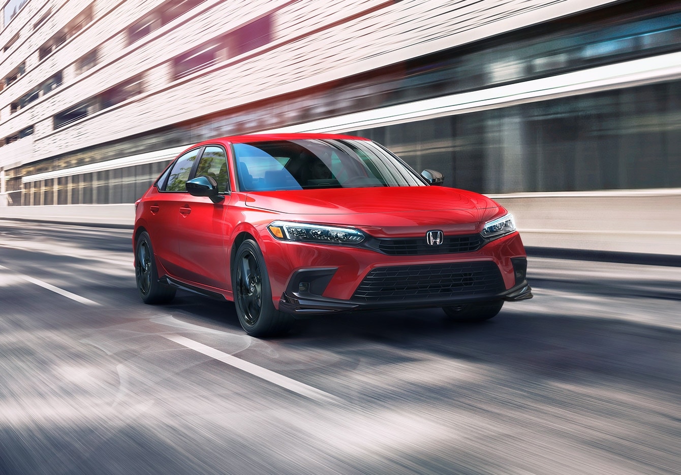 2022 Honda Civic Sport in Rallye Red