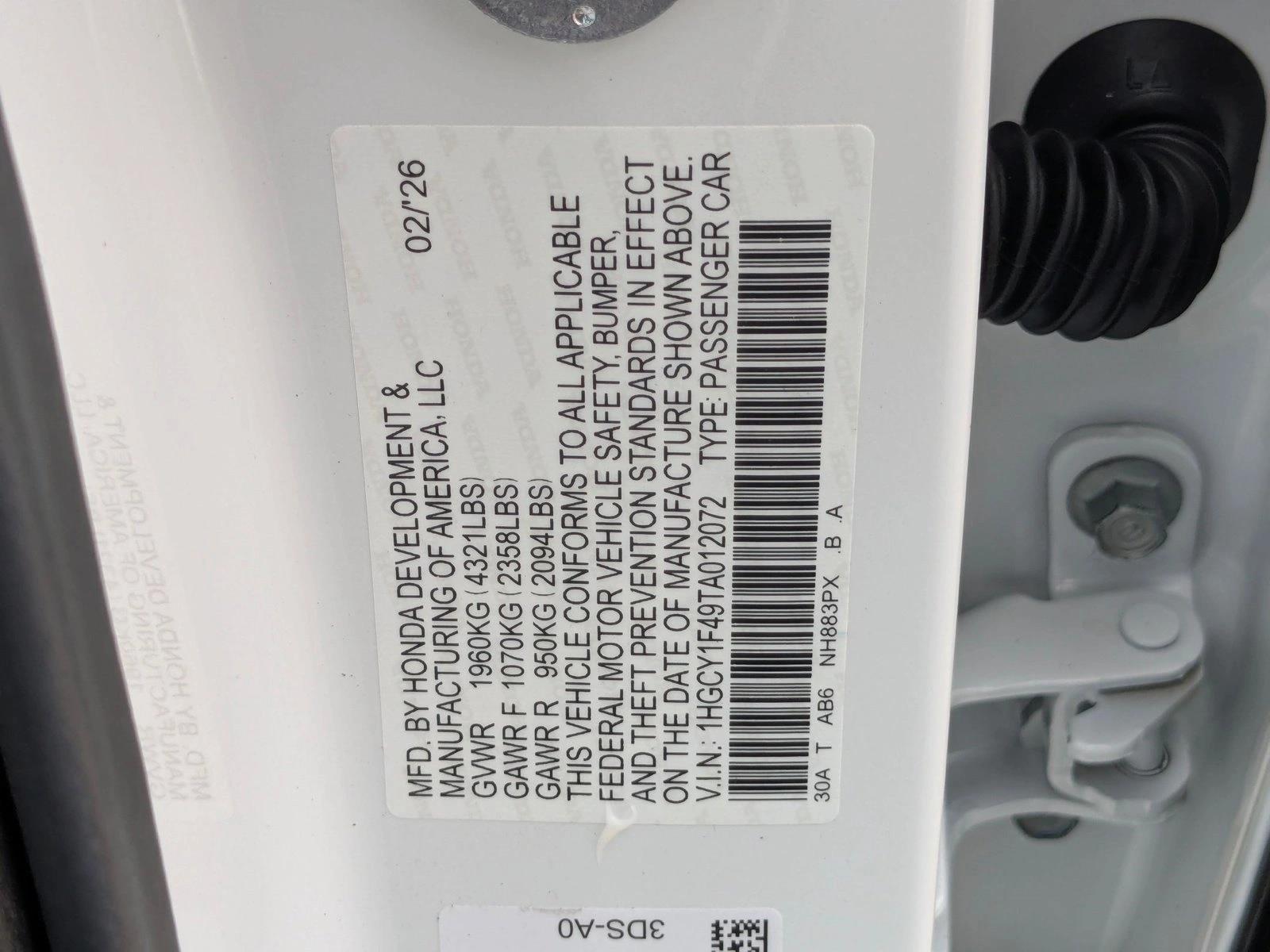 2026 Honda Accord SE - Photo 16