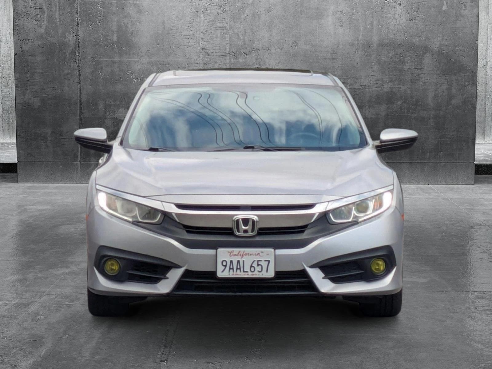 Used 2016 Honda Civic EX-L with VIN 2HGFC1F76GH635016 for sale in Valencia, CA