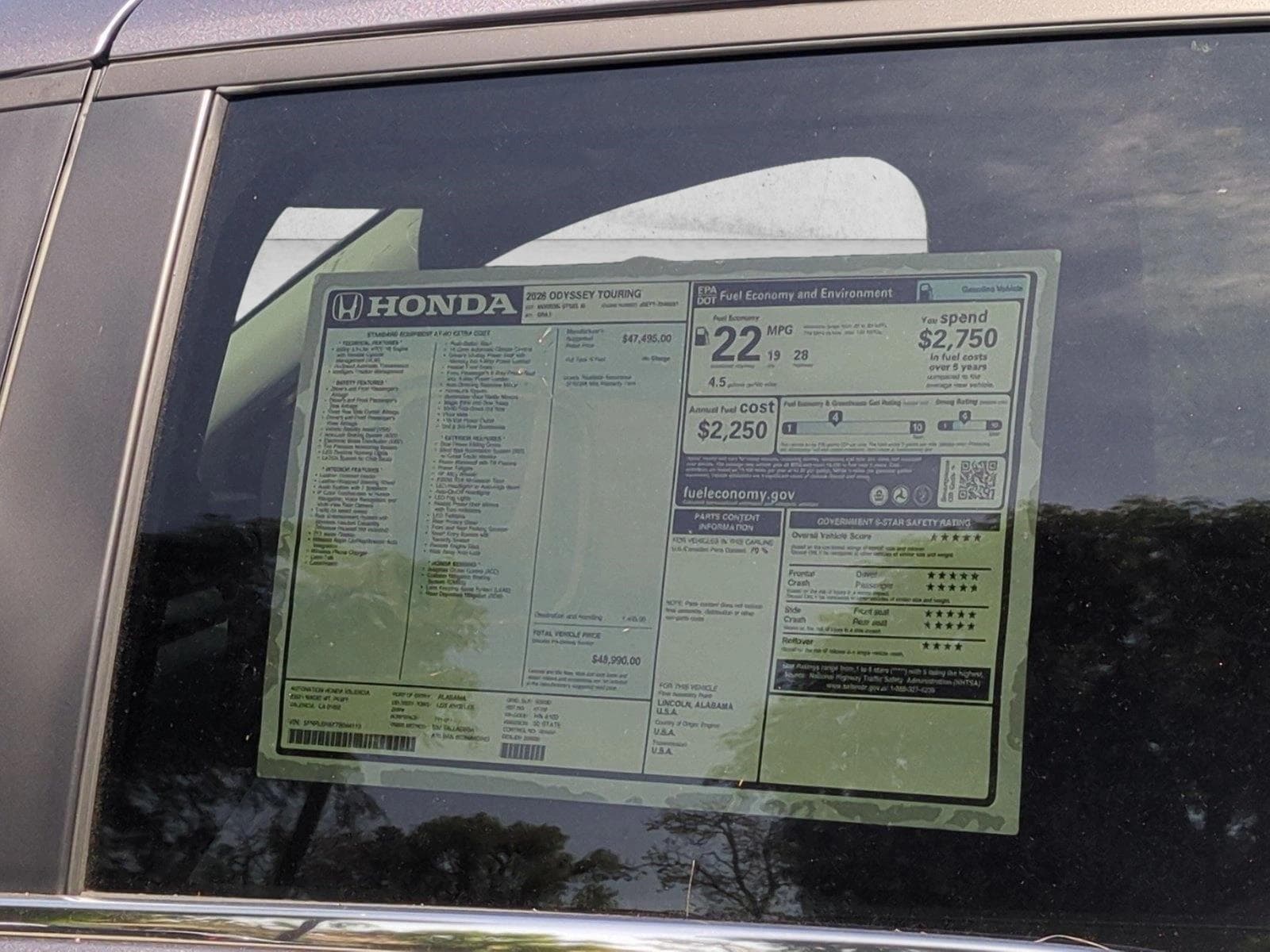 2026 Honda Odyssey Touring - Photo 18