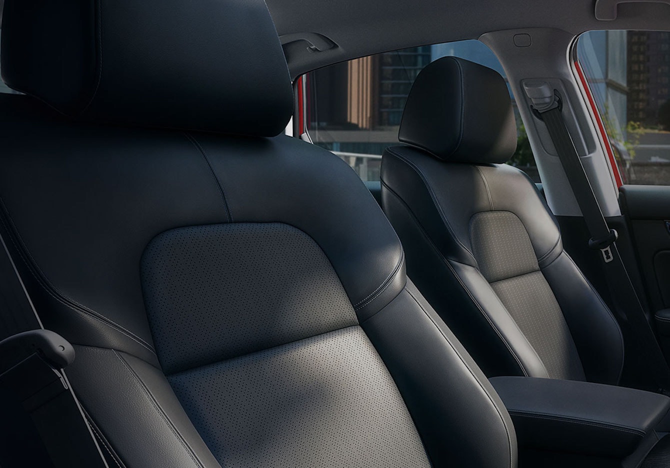 2022 Honda Civic front seats with Honda Body Stabilizing Seat design