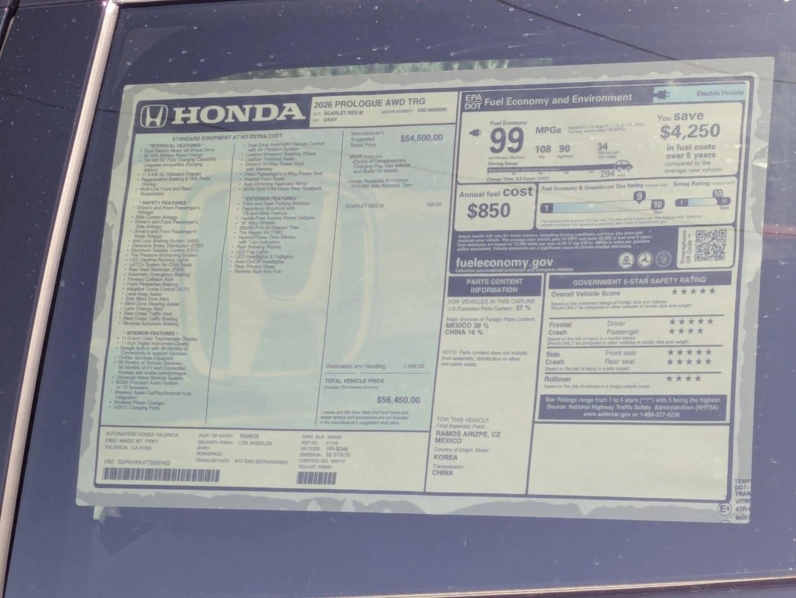2026 Honda Prologue Touring - Photo 18