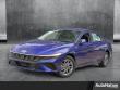 New 2025 Hyundai Elantra Hybrid Blue Sedan