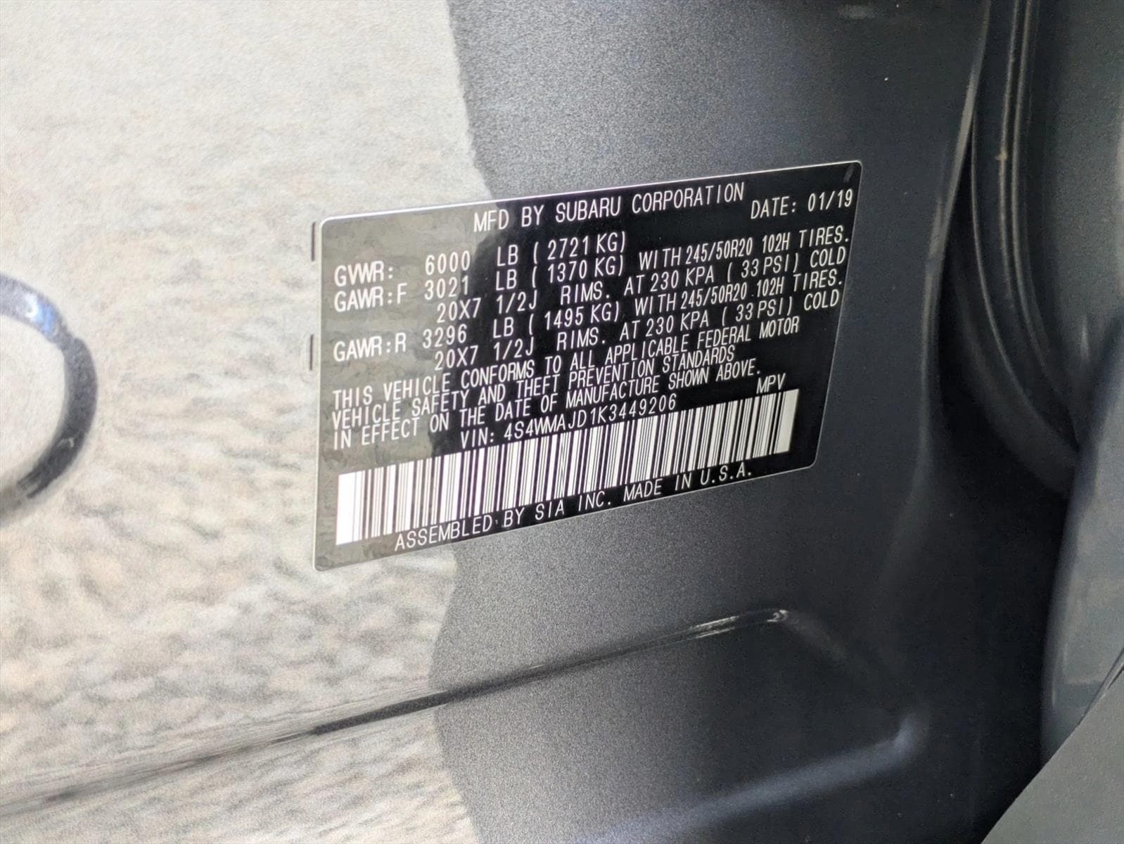 2019 Subaru Ascent Limited - Photo 24