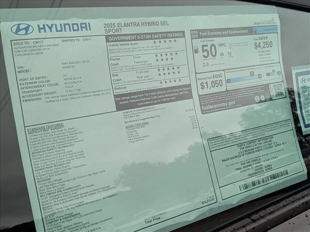 2025 Hyundai Elantra Blue - Photo 17