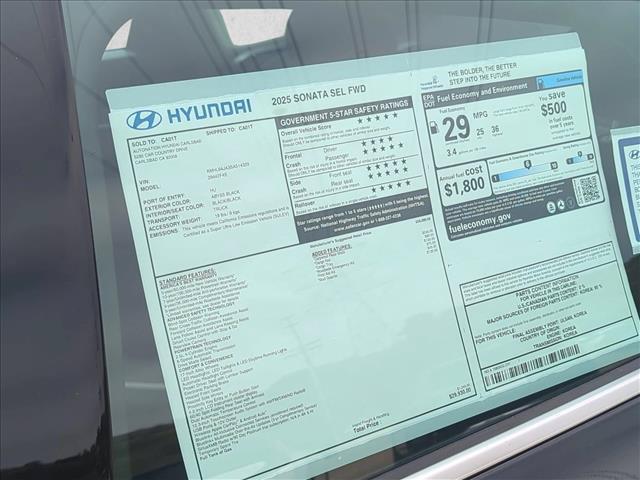 2025 Hyundai Sonata SEL - Photo 17