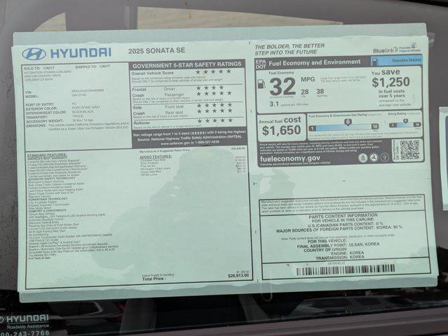2025 Hyundai Sonata SE - Photo 17
