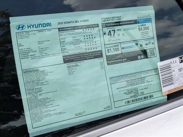 2025 Hyundai Sonata Hybrid SEL - Photo 24