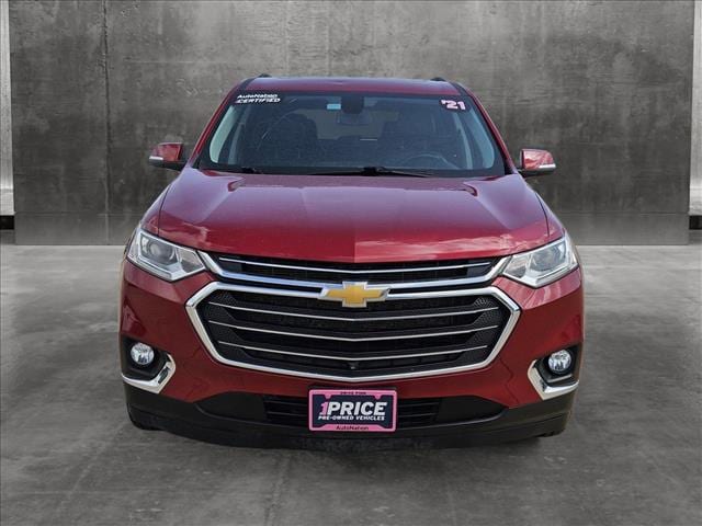 Used 2021 Chevrolet Traverse 3LT with VIN 1GNERHKW6MJ229236 for sale in Corpus Christi, TX
