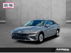 2026 Hyundai Elantra Hybrid Blue Sedan