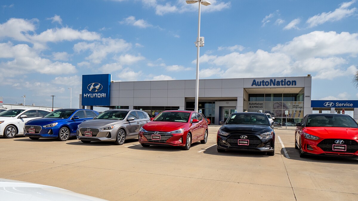 Exterior view of AutoNation Hyundai Corpus Christi, a Hyundai dealer near Laredo