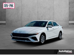 2026 Hyundai Elantra Hybrid Blue Sedan