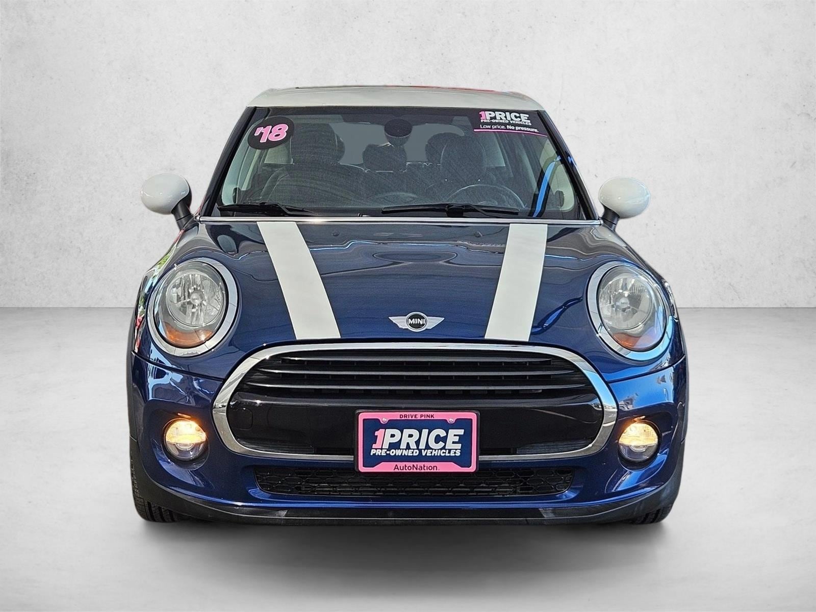 Used 2018 MINI Cooper Base with VIN WMWXU1C56J2F81171 for sale in North Richland Hills, TX