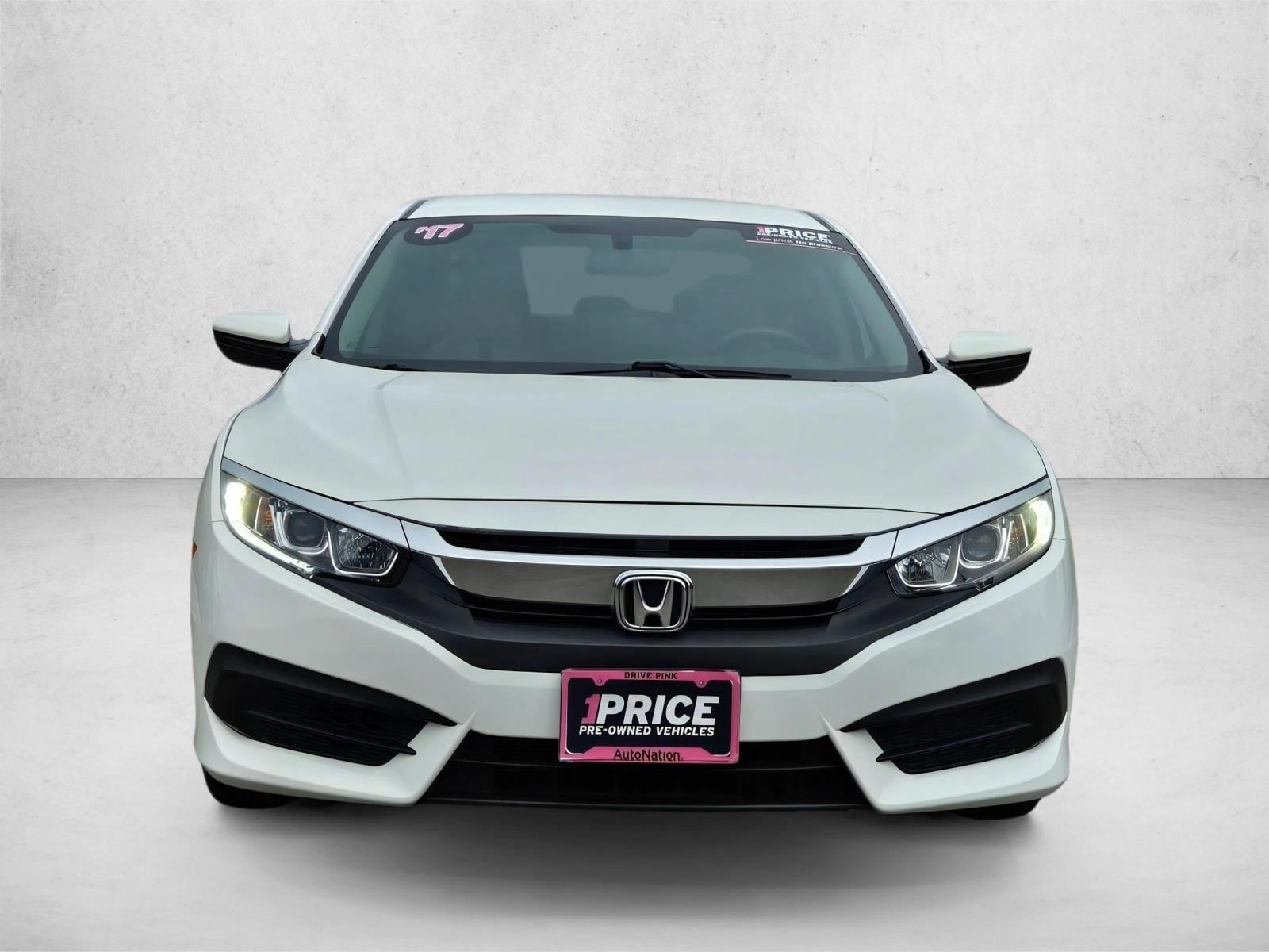 Used 2017 Honda Civic LX with VIN 19XFC2F51HE030143 for sale in North Richland Hills, TX