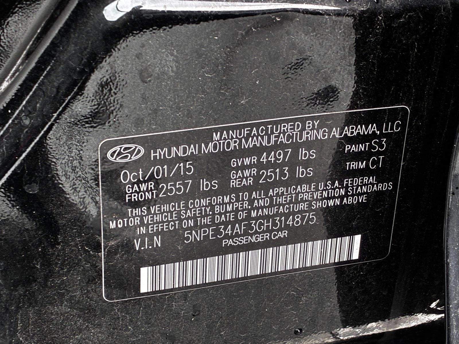 2016 HYUNDAI SONATA - Image 15