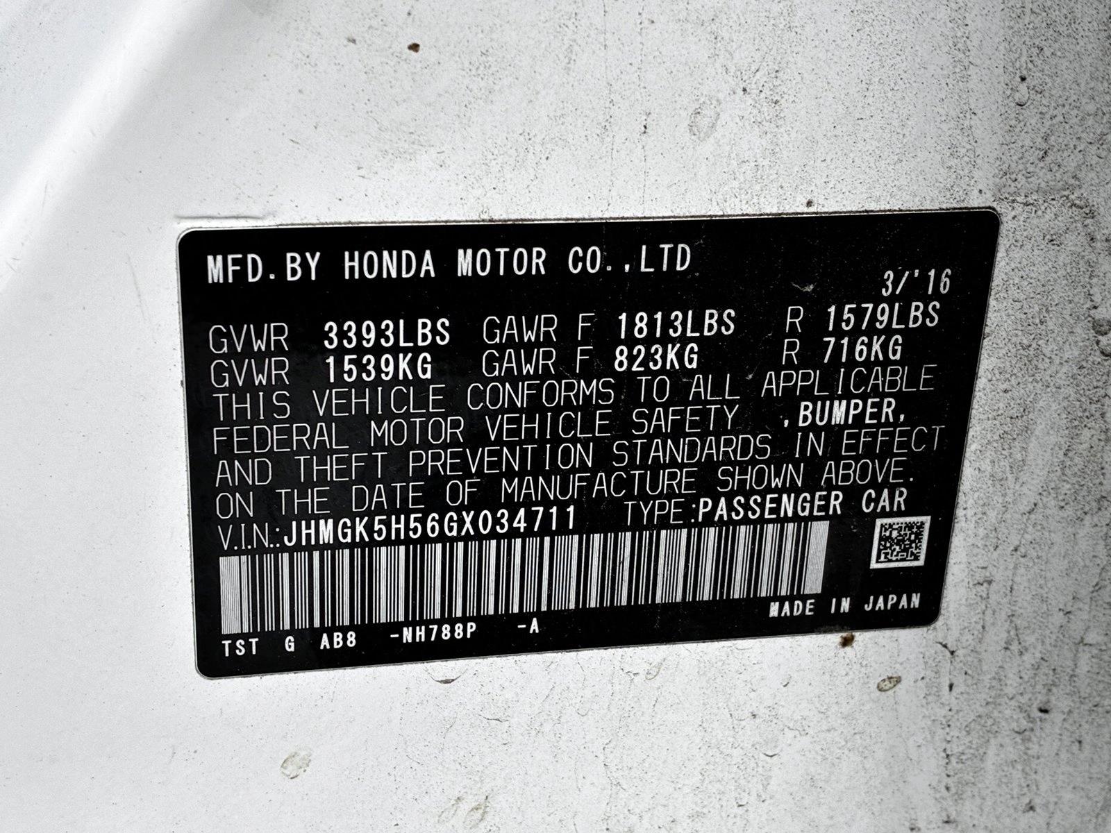 2016 HONDA FIT - Image 15