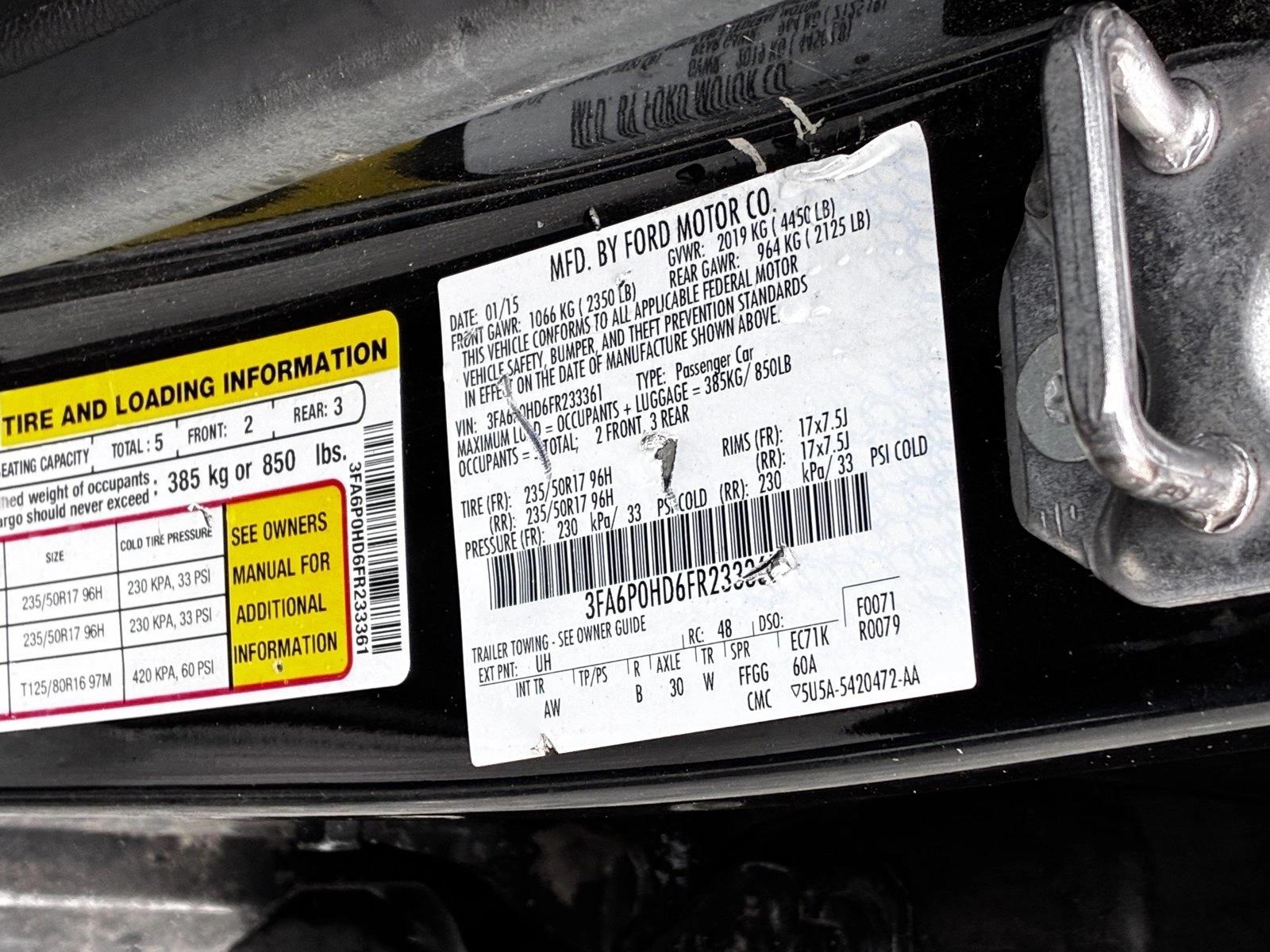 2015 FORD FUSION - Image 15