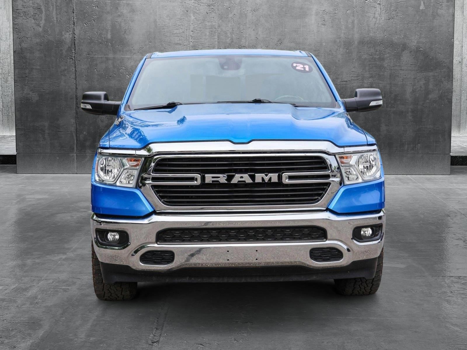 Used 2021 RAM Ram 1500 Pickup Big Horn/Lone Star with VIN 1C6SRFFT6MN674821 for sale in Des Plaines, IL