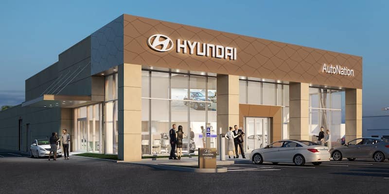 Rendering of Hyundai O'Hare's new exterior