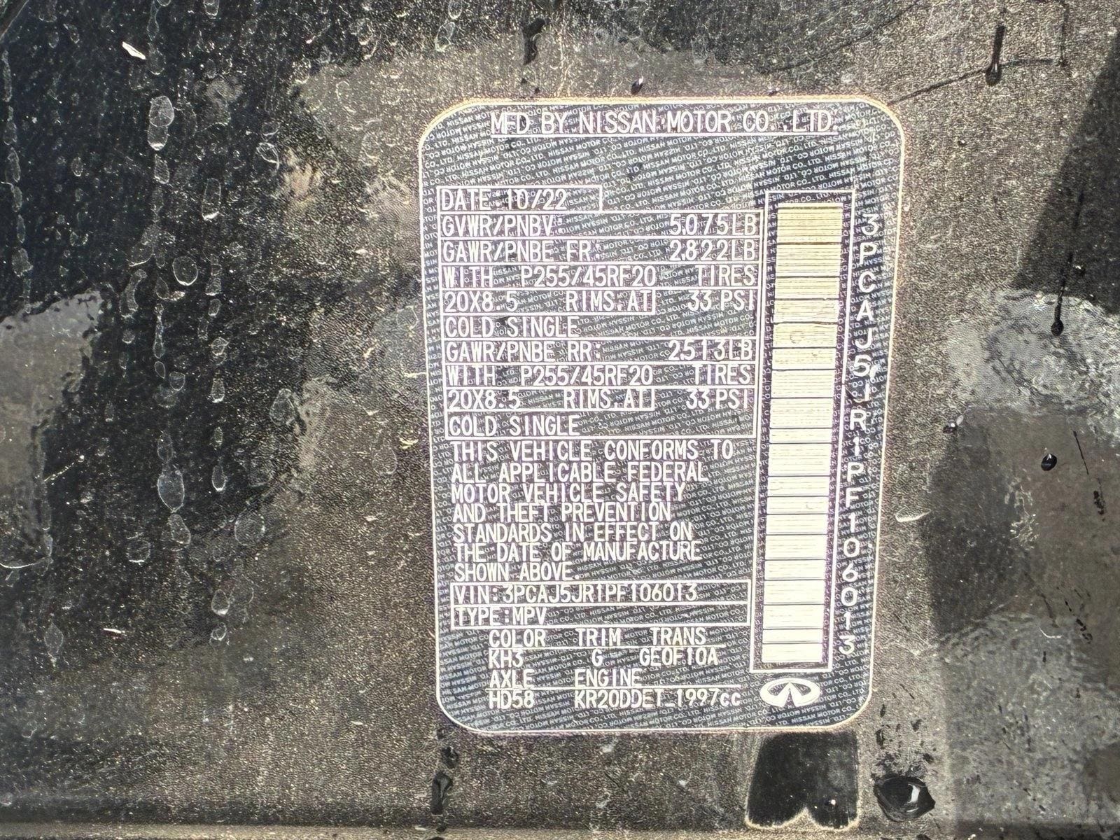 2023 INFINITI QX55 - Image 15