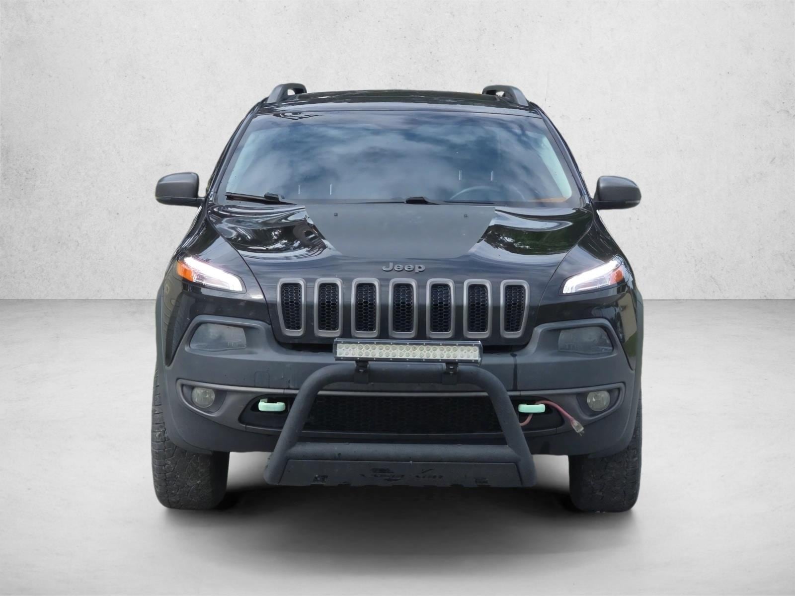 Used 2015 Jeep Cherokee Trailhawk with VIN 1C4PJMBS9FW502013 for sale in Savannah, GA