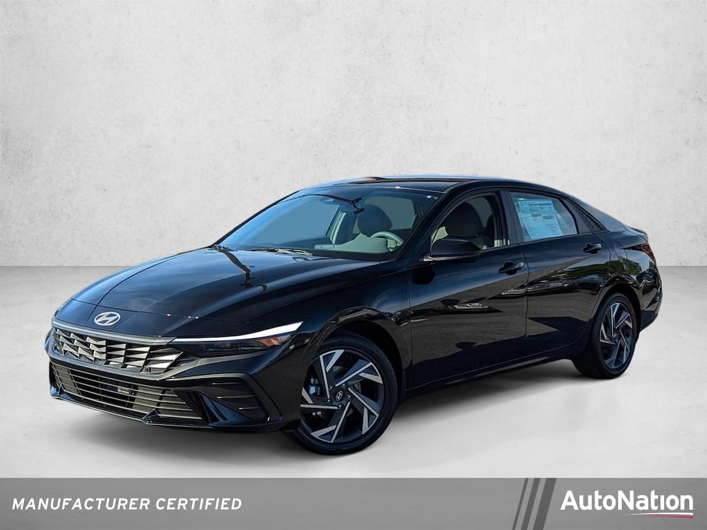 Certified 2025 Hyundai Elantra Hybrid SEL Sport 4dr Car