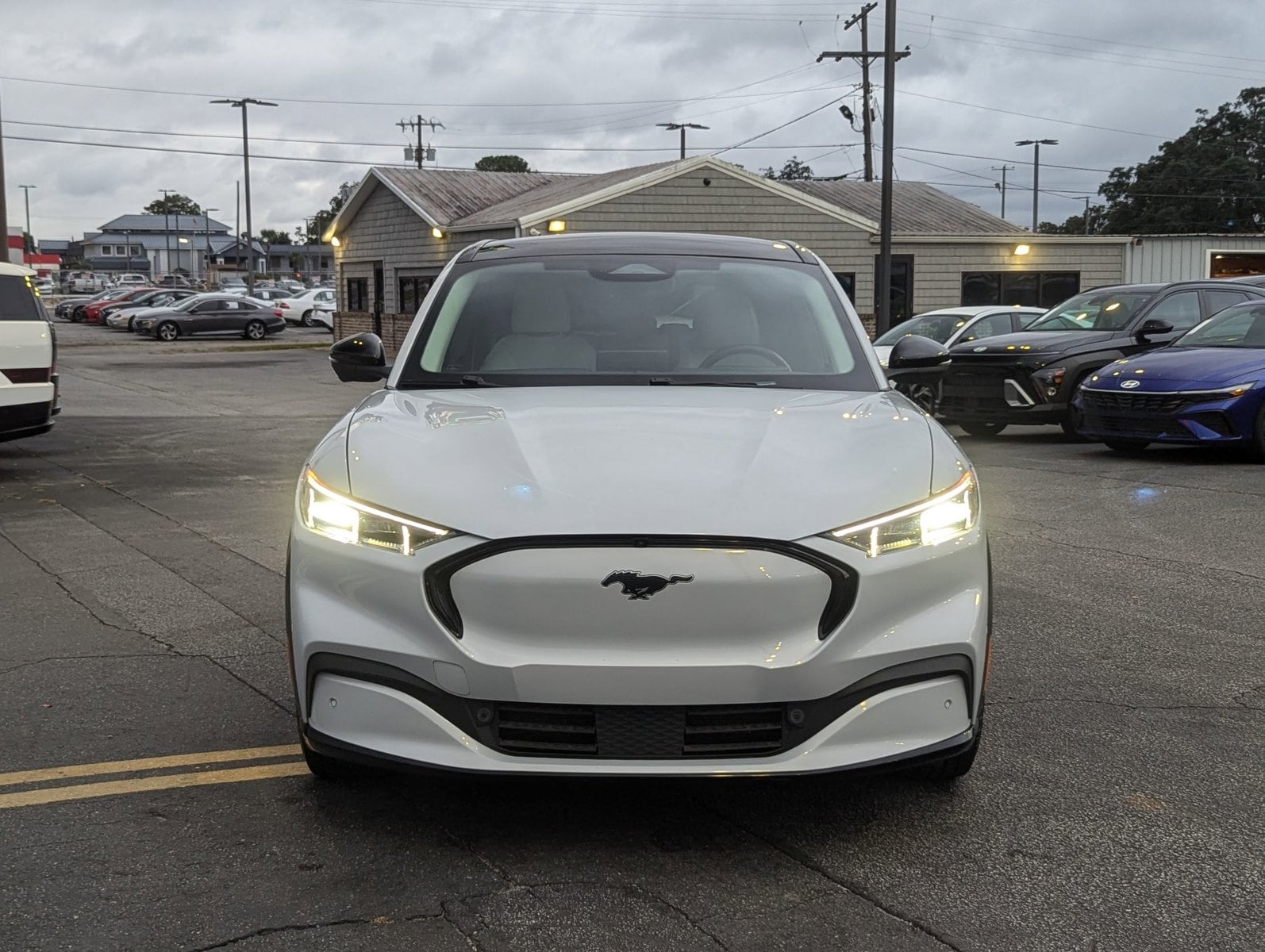 Used 2022 Ford Mustang Mach-E Premium RWD with VIN 3FMTK3R73NMA15553 for sale in Savannah, GA