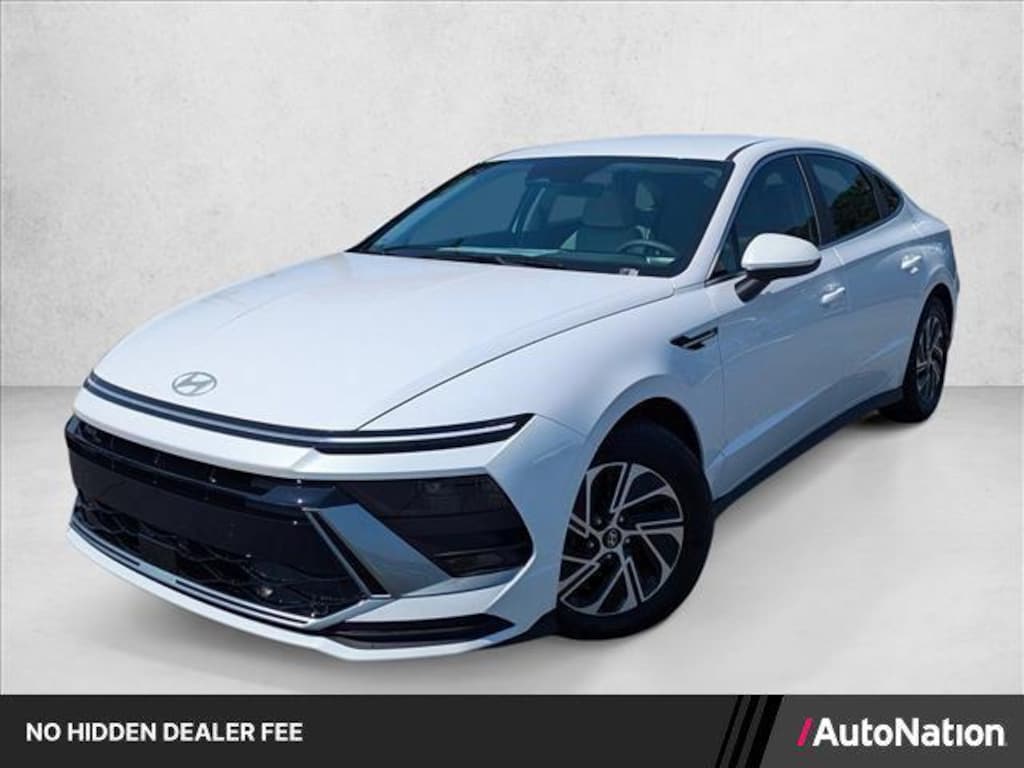 New 2026 Hyundai Sonata Hybrid Blue Sedan