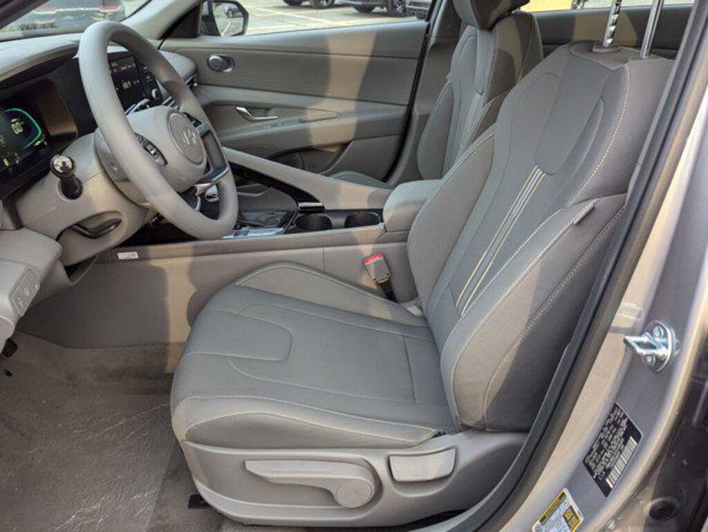 New 2026 Hyundai Elantra Hybrid Blue Sedan