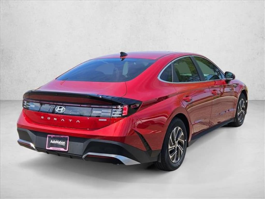 New 2026 Hyundai Sonata Hybrid Blue Sedan
