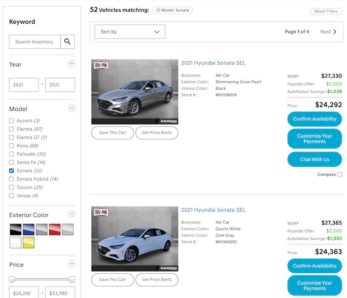 Buy Your Car Online AutoNation Hyundai North Richland Hills