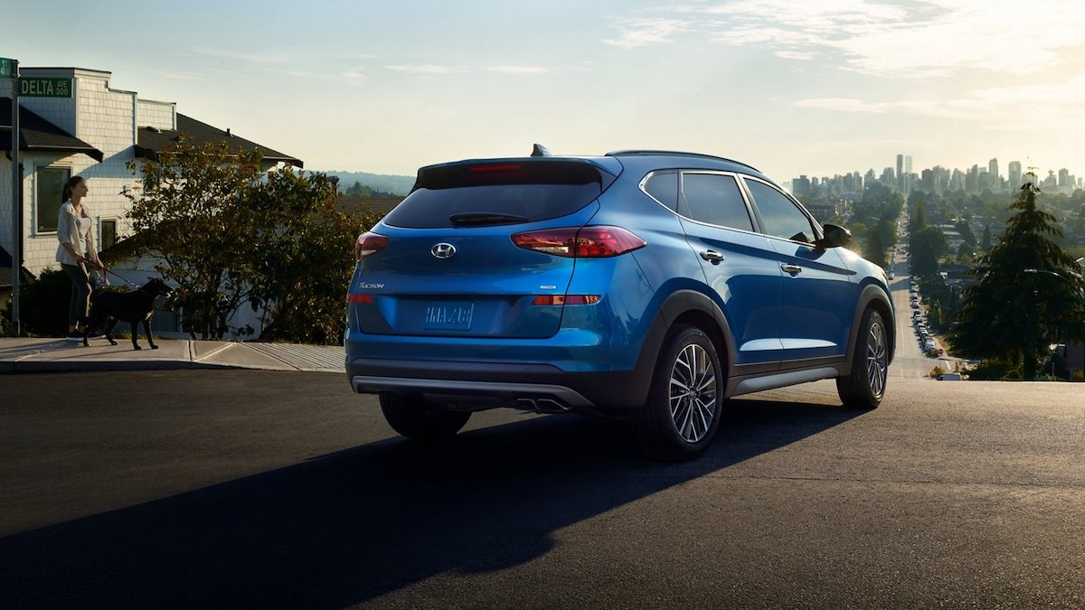 Hyundai Tucson rear view