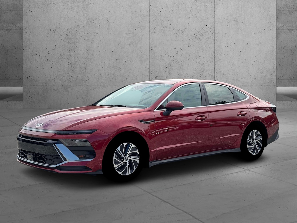 New 2026 Hyundai Sonata Hybrid Blue Sedan