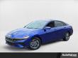 New 2025 Hyundai Elantra Hybrid Blue Sedan