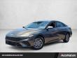New 2026 Hyundai Elantra Hybrid Blue Sedan