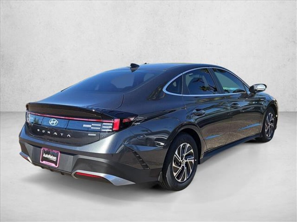 New 2026 Hyundai Sonata Hybrid Blue Sedan