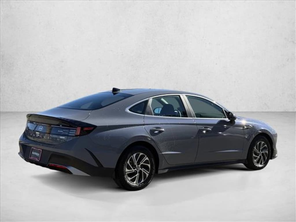 New 2026 Hyundai Sonata Hybrid Blue Sedan